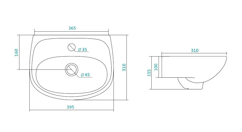 Приобрести умывальник "анимо -40" 1/отв