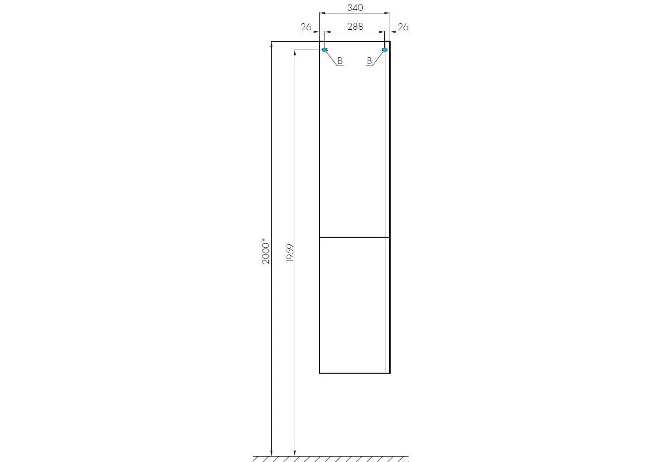 Приобрести пенал подвесной акватон беверли левая, белый 1a235403bv01l 