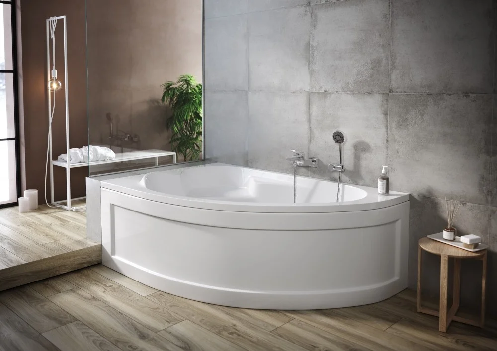 Приобрести акриловая ванна cersanit kaliope 153x100 см левая