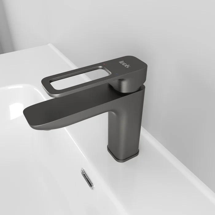 Приобрести iddis смеситель для раковины slide 159мм, графит sligm00i01