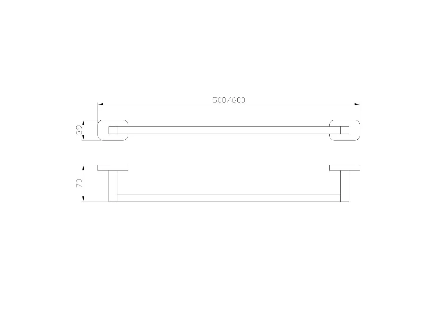 Приобрести вешалка для полотенец wonzon & woghand graffity, темный графит (ww-9312-bgm)