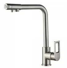 Смеситель для кухни ViEiR Kitchen 345 мм, с подключением к фильтру, сатин V15008G