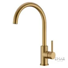 Emar Смеситель для кухни, золото ECB - 3004 PVD Golden