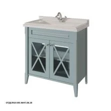 Caprigo Тумба с раковиной NAPOLI 80 см, голубая, эмаль 11212UV 4