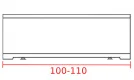 Заказать фронтальная панель 100-110 см 