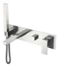 Boheme Смеситель для ванны Qubic Brushed Nickel 474-2-NB