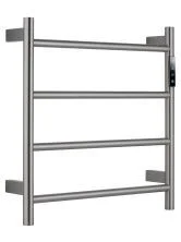 Полотенцесушитель электрический WONZON & WOGHAND BONN, Брашированный никель (WW-AL404-BR)