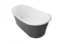 Ванна акриловая отдельностоящая BelBagno 165х90 см, BB32-CF36