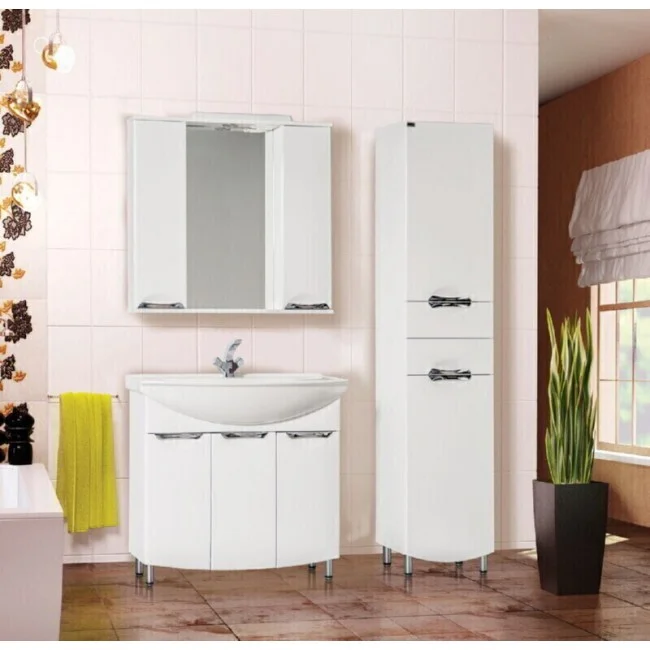 Приобрести briz пенал напольный бриз 40 см, белый , левый