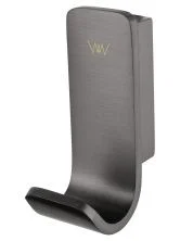 Крючок для ванной WONZON & WOGHAND LOTTE, Темный графит (WW-8315-BGM)