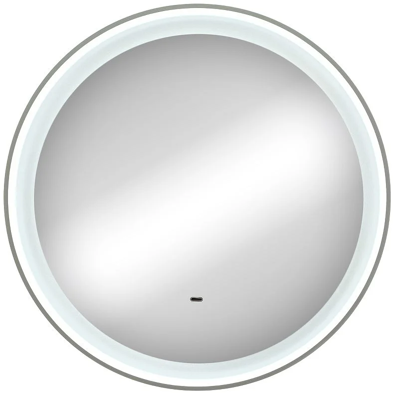 Приобрести continent зеркало с подсветкой planet white 80х80 см, бесконтактный включатель, белое