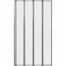 Grossman Шторка для ванны 80х140 см, хром/прозрачное GR-107