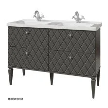 Caprigo Тумба с раковиной ROMA 125 см, графит