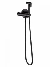 Смеситель с гигиеническим душем и термостатом встраиваемый WONZON & WOGHAND, Темный графит (WW-88819902-BGM)