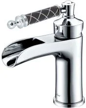 Boheme Смеситель для раковины Vogue, хром\черный 221-MR-B