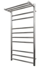 Полотенцесушитель электрический Point 500х1000 Аврора П9 с полкой, хром PN10150PE