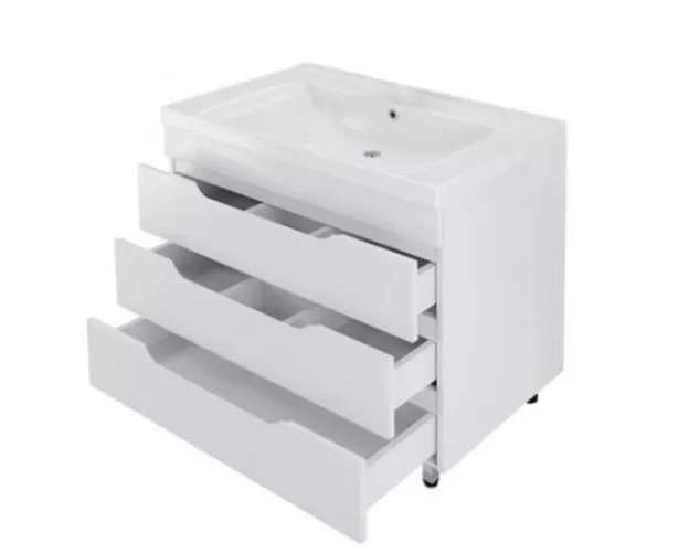 Приобрести mirsant тумба напольная soho quadro 100\2 100 см с раковиной deep-100 ут000081542