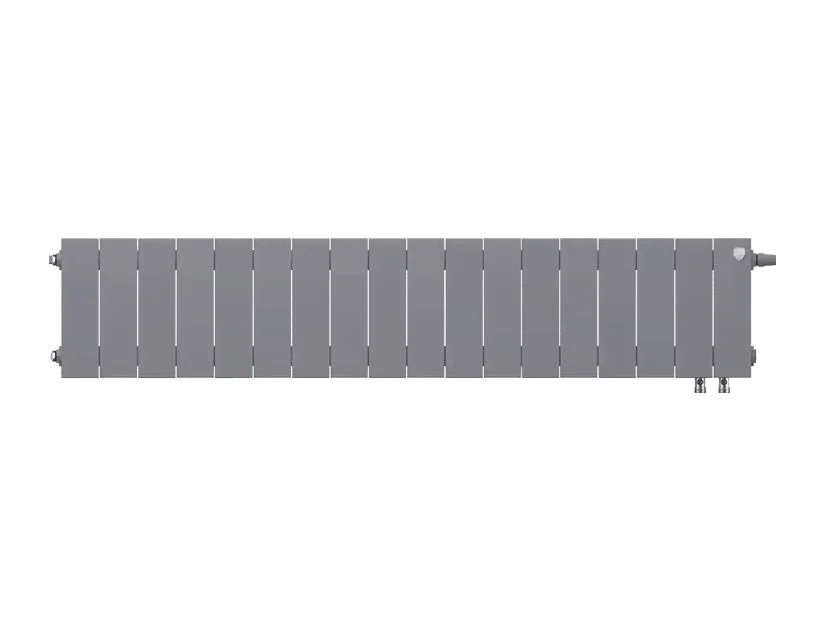 Приобрести royal thermo радиатор биметаллический pianoforte 200 /silver satin ( серебристый ) vdr - 18 секц.