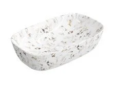Hayzburg Накладная раковина чаша 60х38 см, мрамор, HB-0029-2