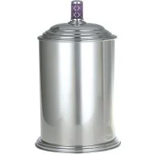 Boheme Ведро для мусора Murano, хром\фиолетовый 10907-V-CR