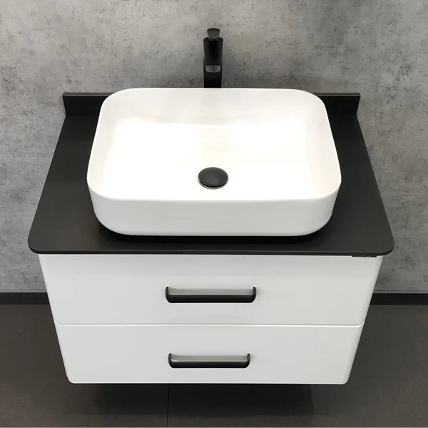 Приобрести сomforty тумба со столешницей и раковиной амстердам-75 белая