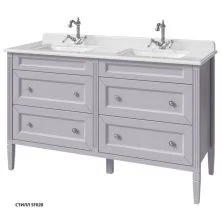 Caprigo Тумба с раковиной ALBION CONCEPT 140 см, фиолетовая