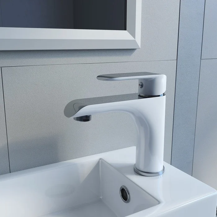 Приобрести iddis смеситель calipso с гигиеническим душем, белый\хром calsb00i08