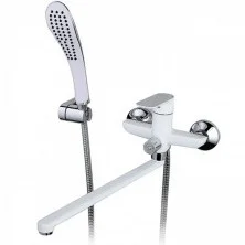 Gappo Смеситель для ванны и душа G2248, белый\хром 85249