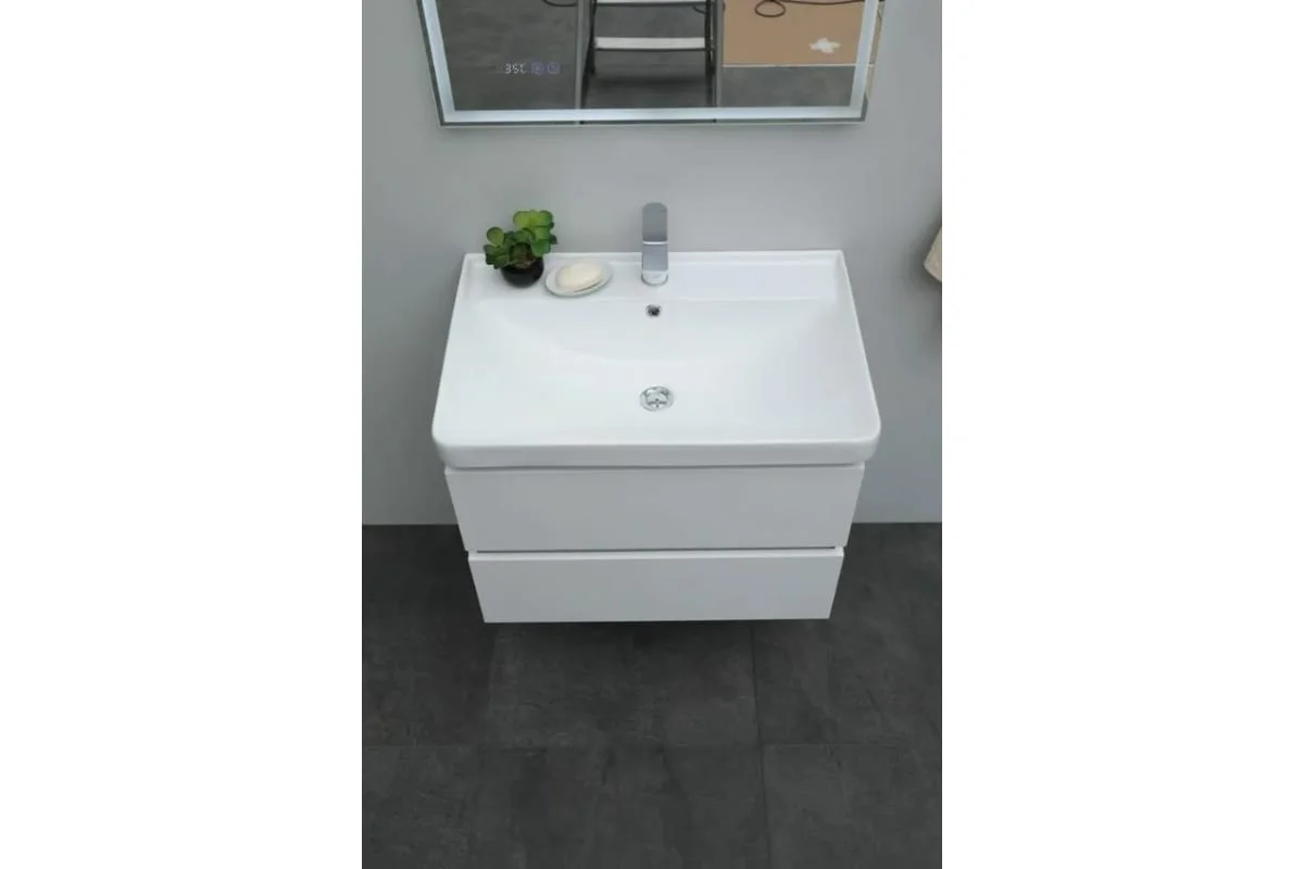 Приобрести aquanet раковина ирис 70х47 см, белая