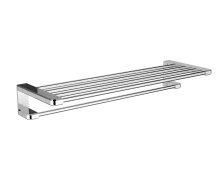 Полотенцедержатель с полкой WONZON & WOGHAND, Хром (WW-V3902-CR)