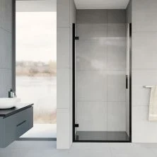 Vincea Душевая дверь Flex 90 см, прозрачное, черная VDP-1F900CG