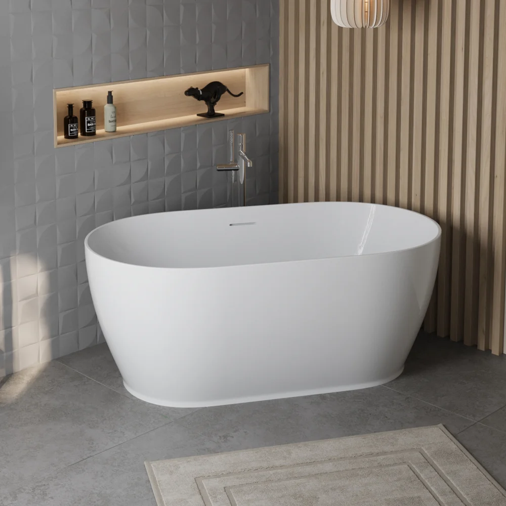 Приобрести belbagno акриловая ванна150х80 см, отдельно стоящая, белая bb413-1500-800