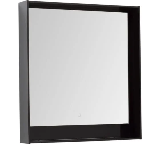 Приобрести aquanet зеркало милан 80 см с led подсветкой, черное