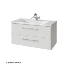 Caprigo Тумба с раковиной ACCORD 90 см, белая, эмаль 2218eml б