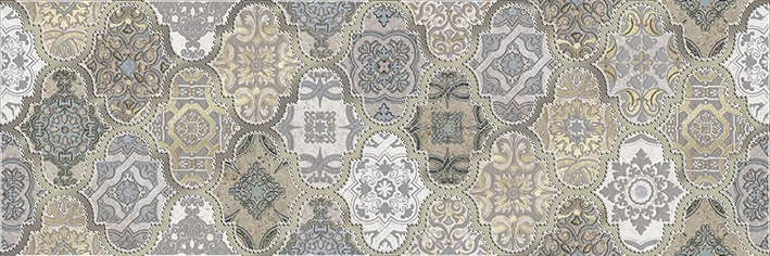 Приобрести декор настенный alma ceramica анатоли многоцветный 20х60
