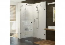 Ограждение душевое Ravak Brilliant BSDPS 80 см 0UL44A00Z1 L хром/прозрачное
