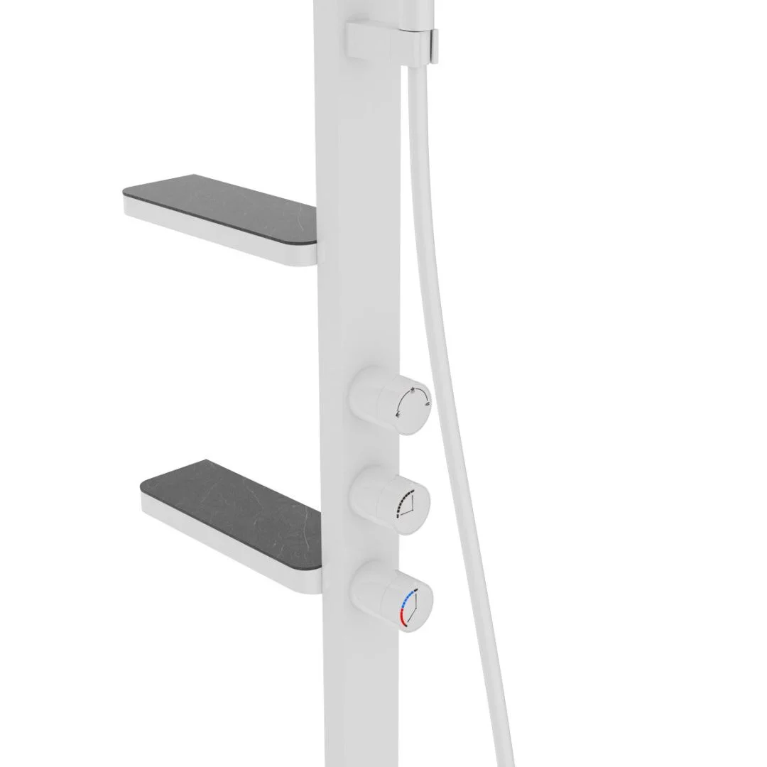 Приобрести vincea душевая стойка inspire, белая матовая vsfs-3i11w