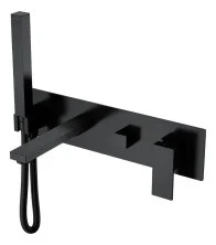 Boheme Смеситель для ванны Qubic Matt Black 474-2-B
