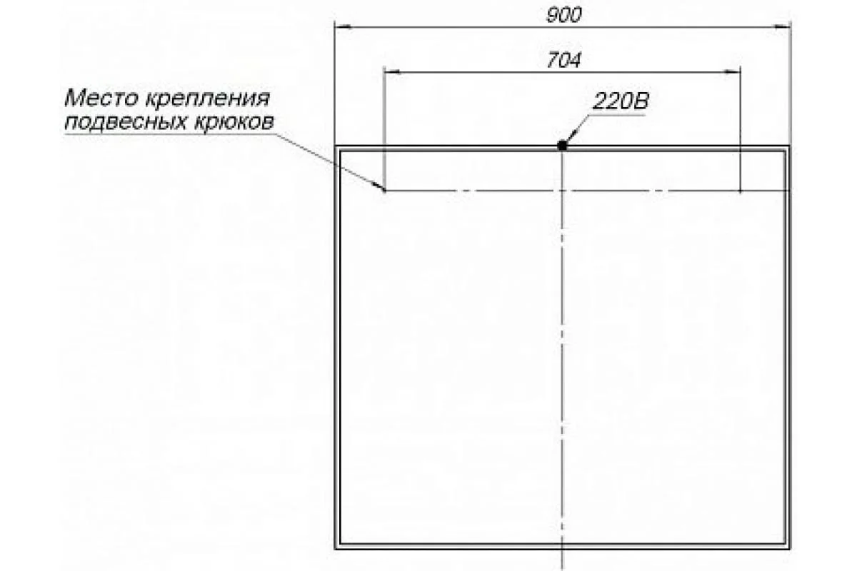 Приобрести aquanet зеркало nova lite 90 см, led подсветка, дуб рошелье