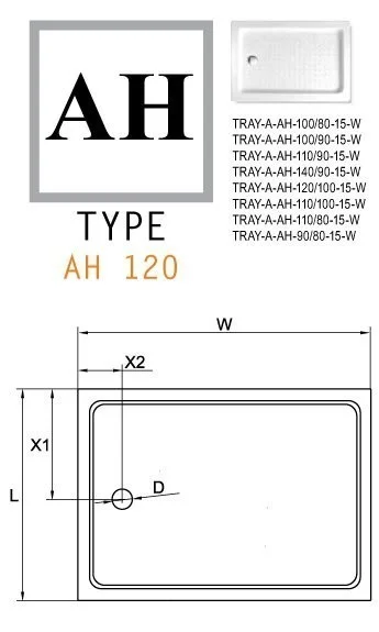 Приобрести cezares поддон акриловый tray 110х100см tray-a-ah-110/100-15-w