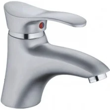 HAIBA Смеситель для раковины 144мм, матовый хром HB1001-1