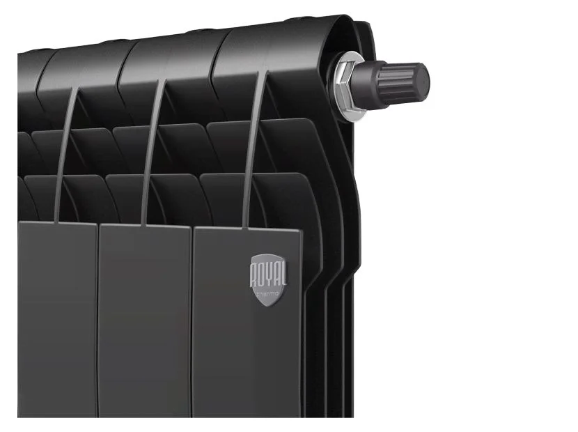 Приобрести royal thermo радиатор биметаллический biliner 350 /noir sable ( черный графит ) vdr - 14 секц.