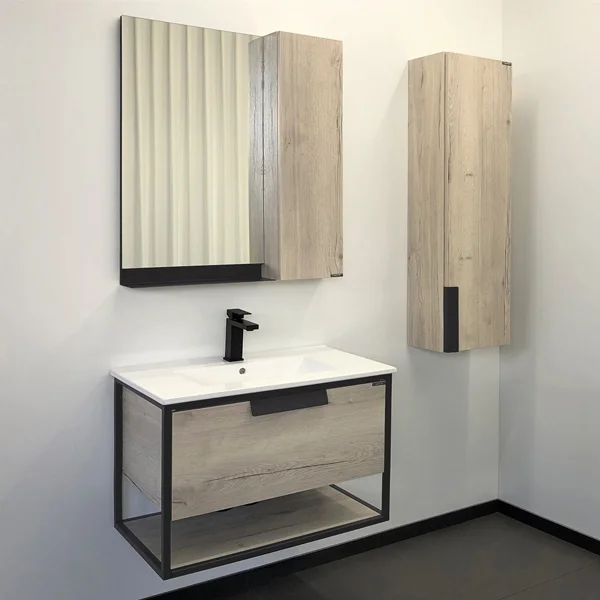 Приобрести сomforty тумба с раковиной бонн 75 графит/дуб дымчатый