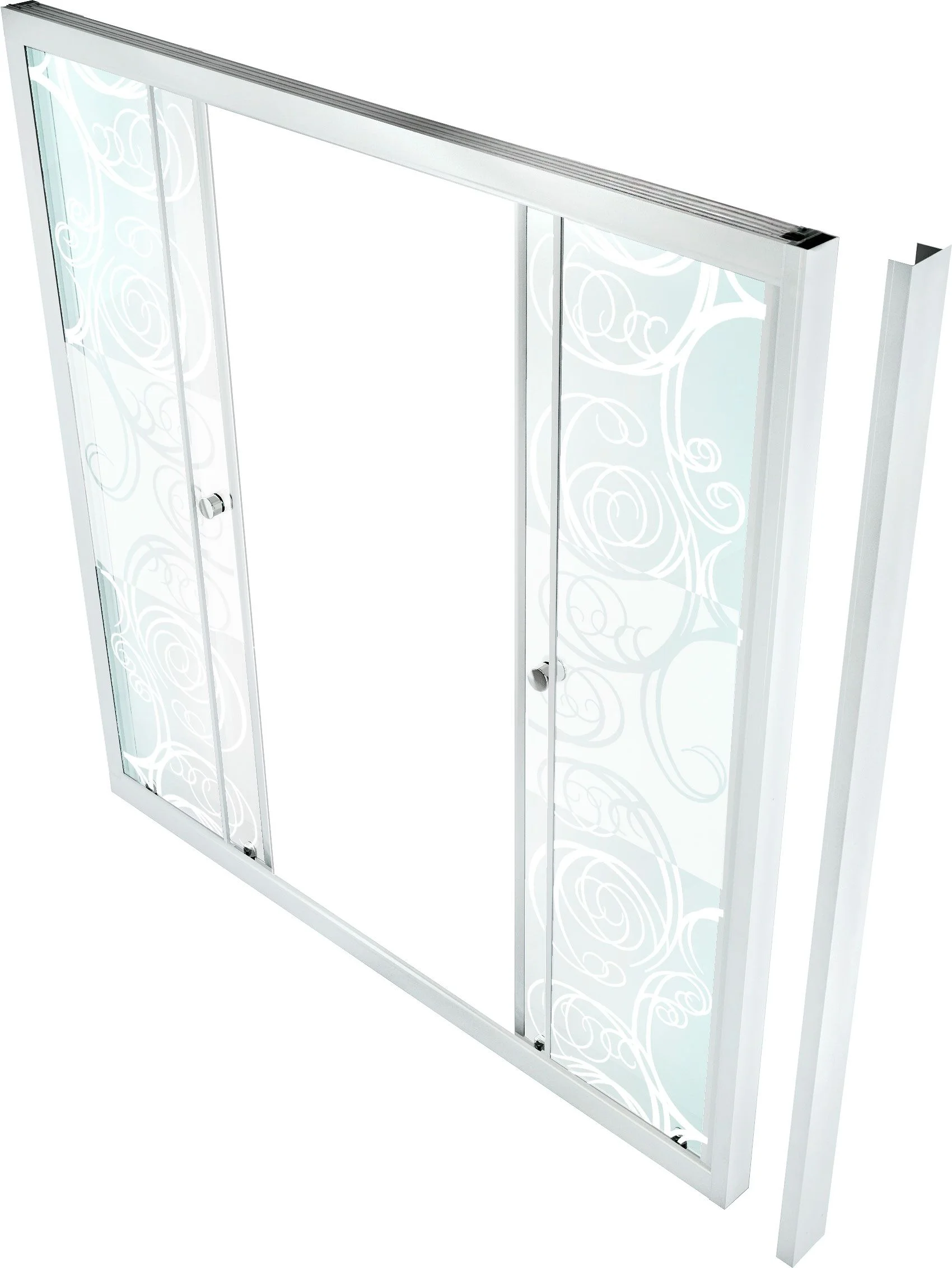 Приобрести тритон шторка для ванны узор 150 см, белая с узором щ0000025977