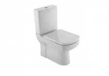 Напольный унитаз-компакт безободковый Kale Basics + крышка с микролифтом