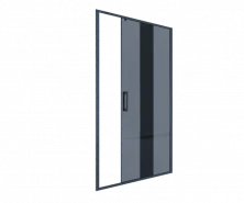 Дверь душевая Alex Baitler AB64B110 110×200см, черная