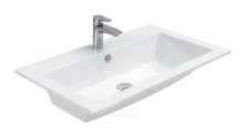 Aquanet Раковина Электра 90х50 см, литьевой мрамор, белая