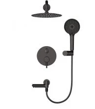 Душевая система встраиваемая WONZON & WOGHAND SOLO, Темный графит (WW-939032-BGM)