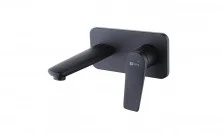 LEMARK Смеситель для раковины Bronx, скрытый монтаж, черный LM3726BL