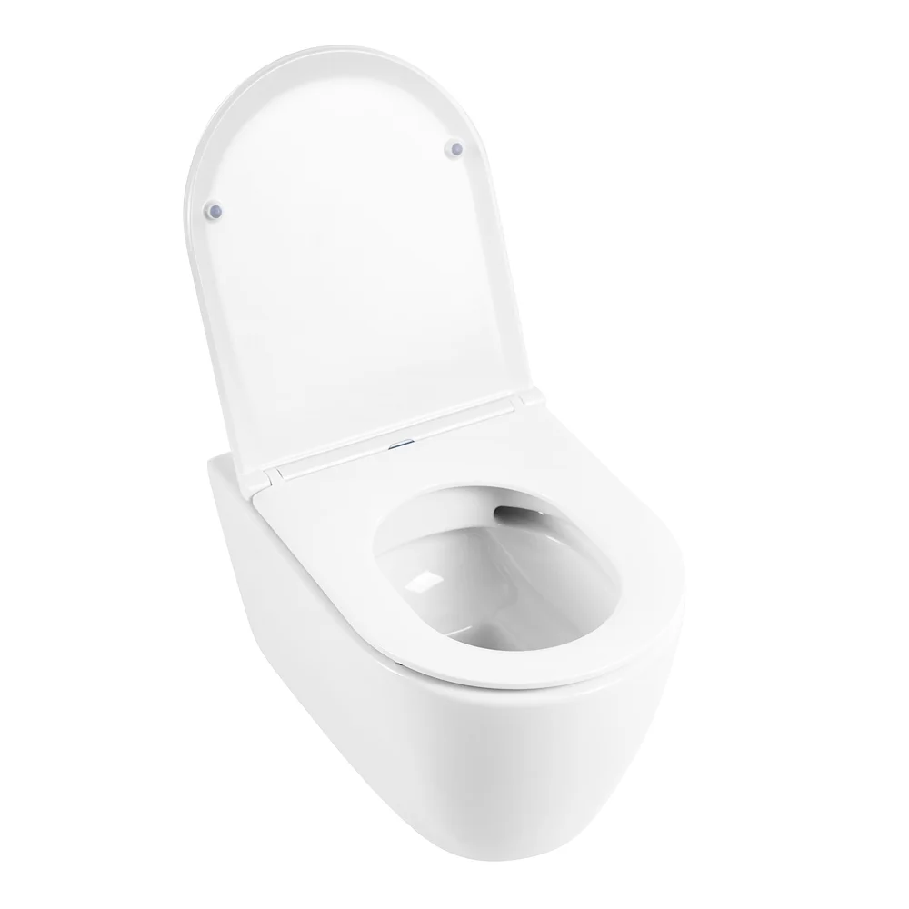 Приобрести belbagno унитаз безободковый подвесной marino с сиденьем дюропласт, микролифт, белый bb105chr/bb870sc